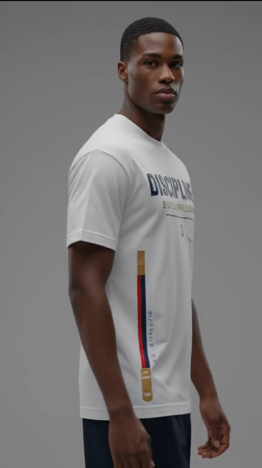 Discipline Builds Freedom™ Premium White Oversized T-Shirt