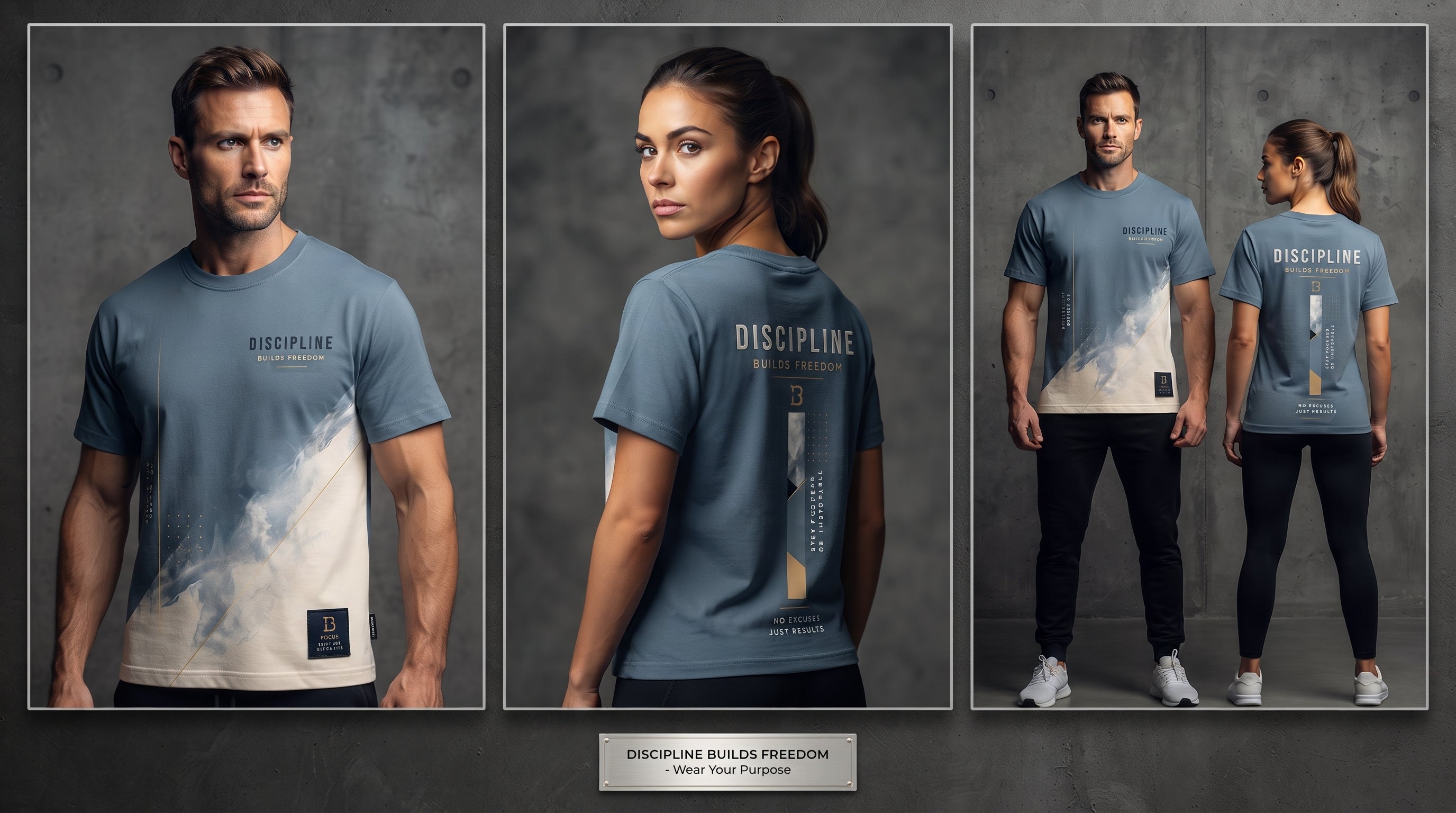 Discipline Builds Freedom Premium Graphic T-Shirt