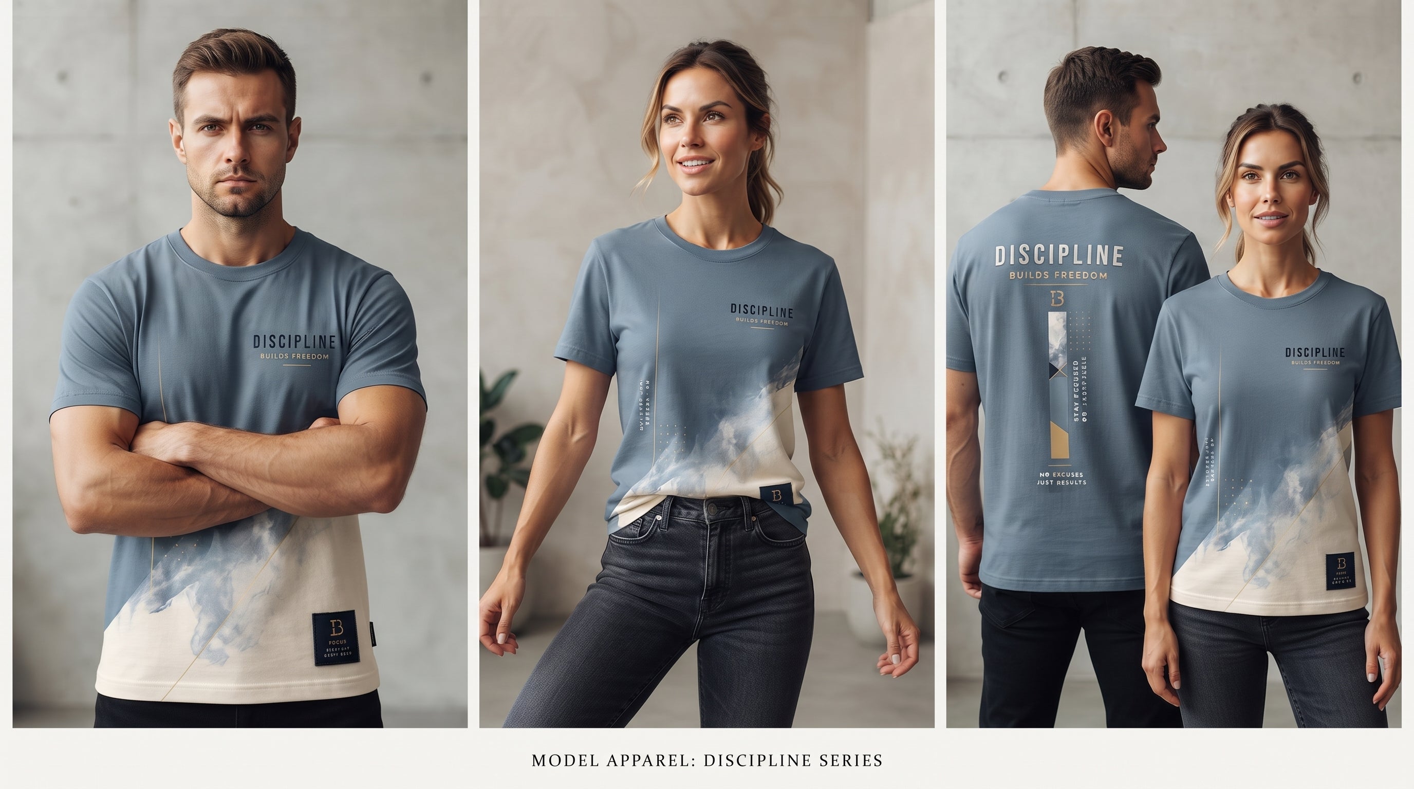Discipline Builds Freedom Premium Graphic T-Shirt